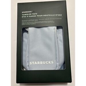 Starbucks 2025 Tumbler Tote Bag‎ With Adjustable Strap Powder Blue (NEW)